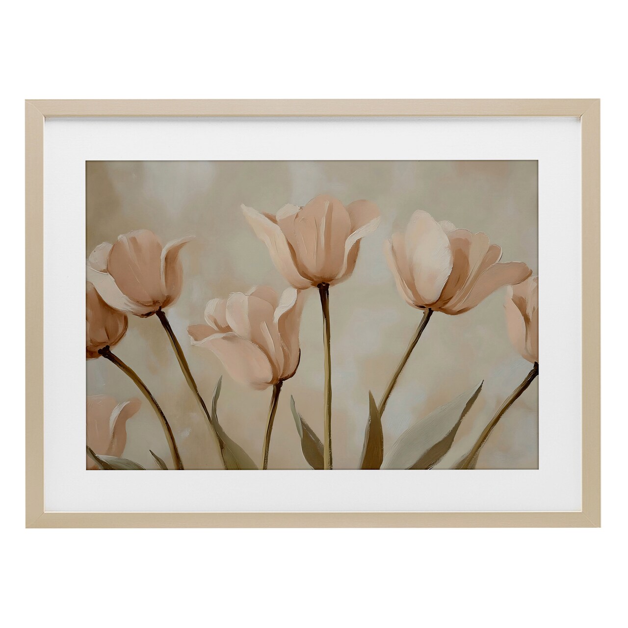 Stupell Industries Pale Pink Poppies Bundle Framed Print Under Glass, design by Franklyn Gregory